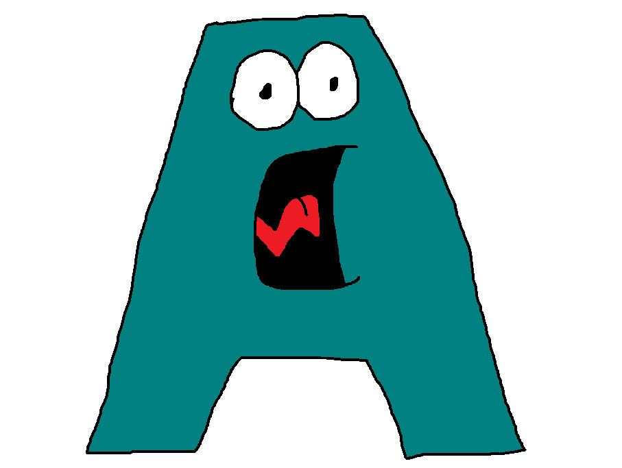 Yelling Letters Screaming Letter A by BobCleghorn on DeviantArt