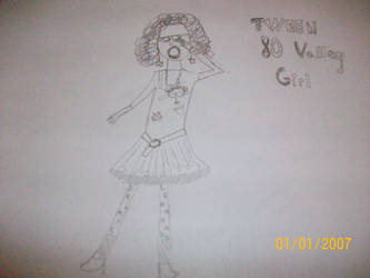 Tween 80's Valley Girl