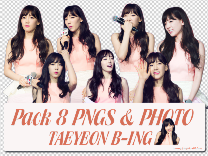 Pack PNG AND PHOTO TaeYeon Bing