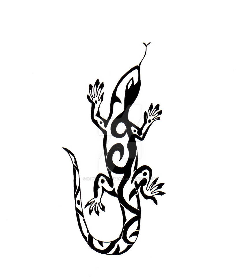 Lizard Tattoo by HowlingWolfSong on DeviantArt