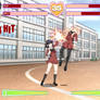 Hanabira Fake Fighting Game Screenshot