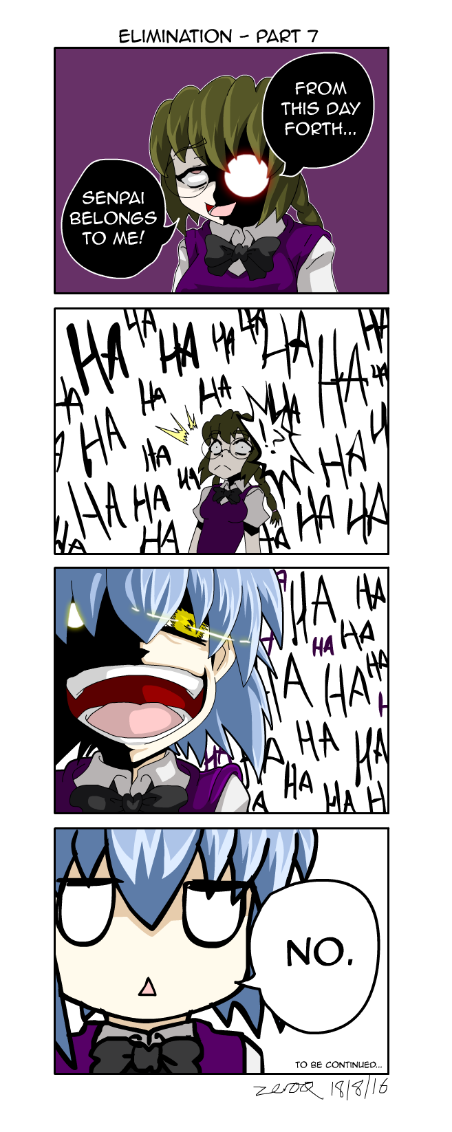 Yandere-Chan 4koma - Elimination - Part 7