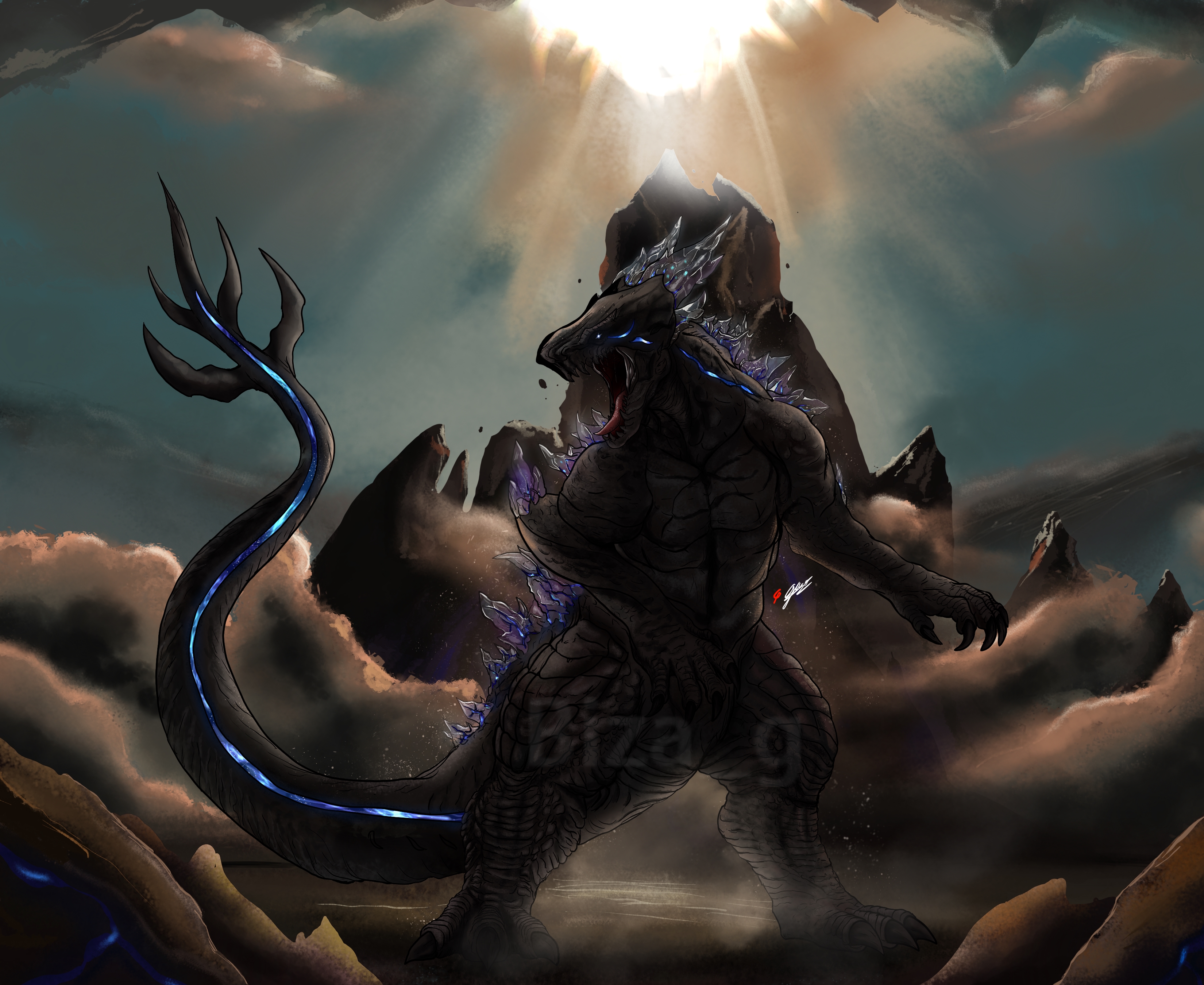 Realistic Shimo Shimo Godzilla x Kong new titan concept art by BizaRrico on DeviantArt