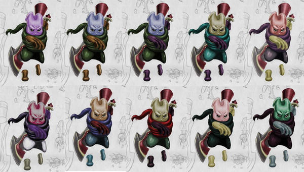 Hero Color Samples Hero Colour variation by Rocketsword on DeviantArt