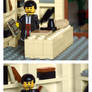 LEGO Malik in the bureau