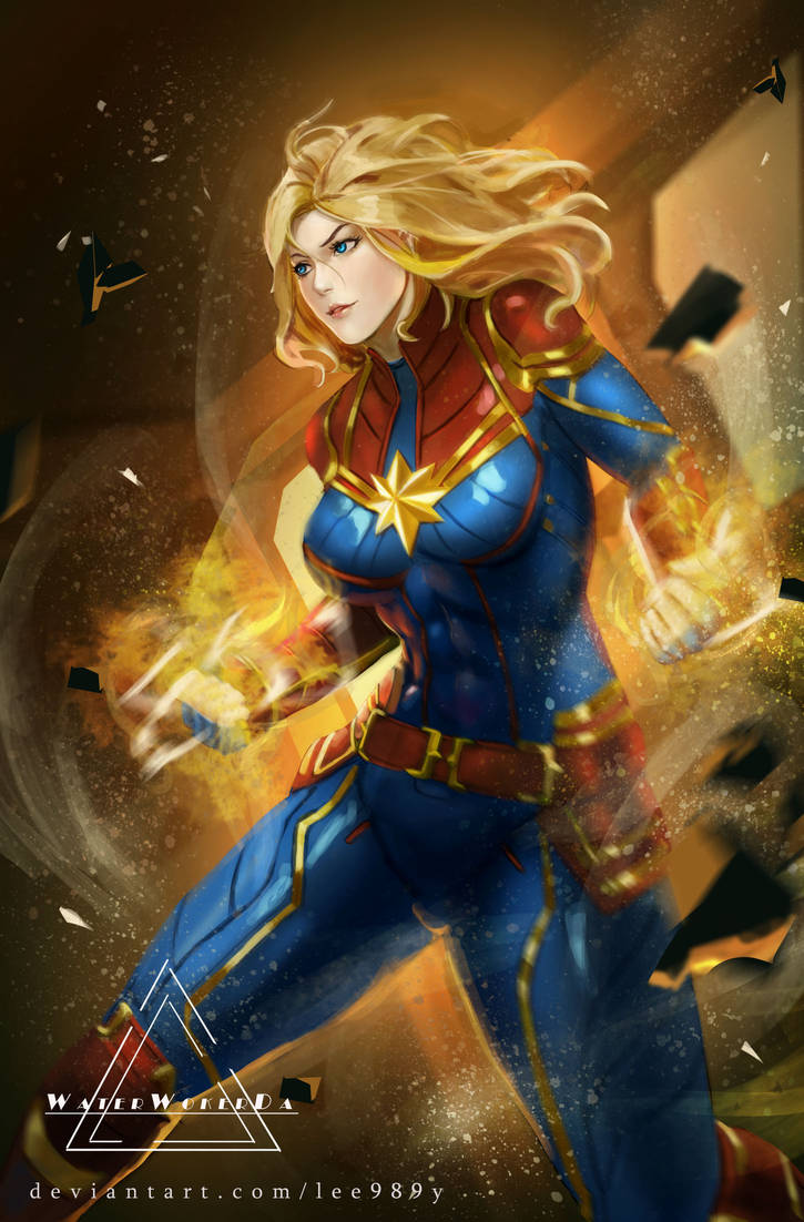 Captain Marvel by lee989y on DeviantArt Captain Marvel by lee989y on DeviantArt