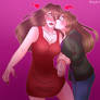 The first kiss: Charliezabet au