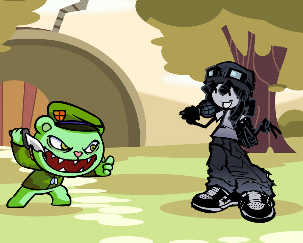 Comically Large Cyp Fliqpy VS Cyc by dynhlifvjofgko on DeviantArt