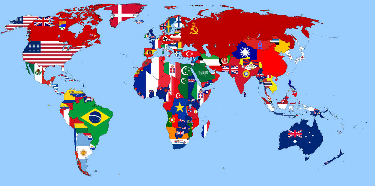 Flag Map 1908 Flags map 1938 by D-Okhapkin on DeviantArt