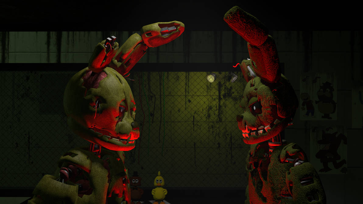 Spring Trap Vs Rem Springtrap vs Springtrap by D-Okhapkin on DeviantArt