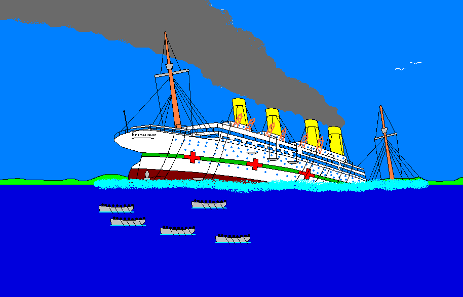 Britannic Sinking By D Okhapkin On Deviantart