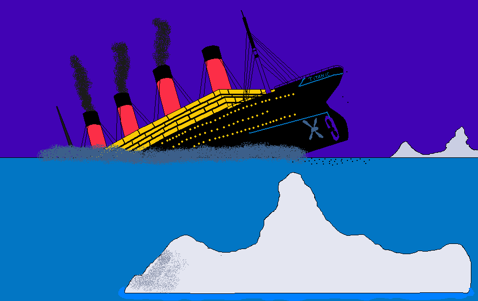 Titanic sinking by D-Okhapkin on DeviantArt