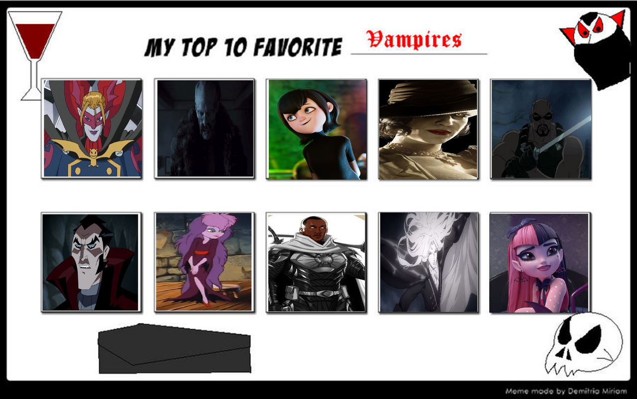 Vampire Poll My top 10 favorite Vampires by Drago-Heart1990 on DeviantArt