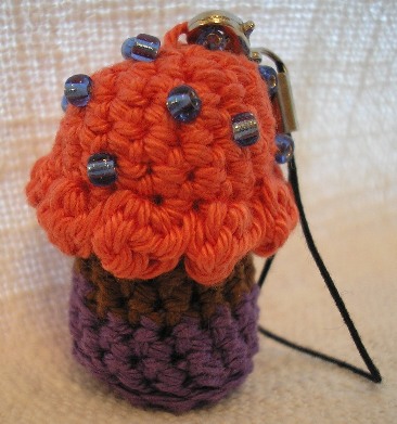 Cupcake Keychain