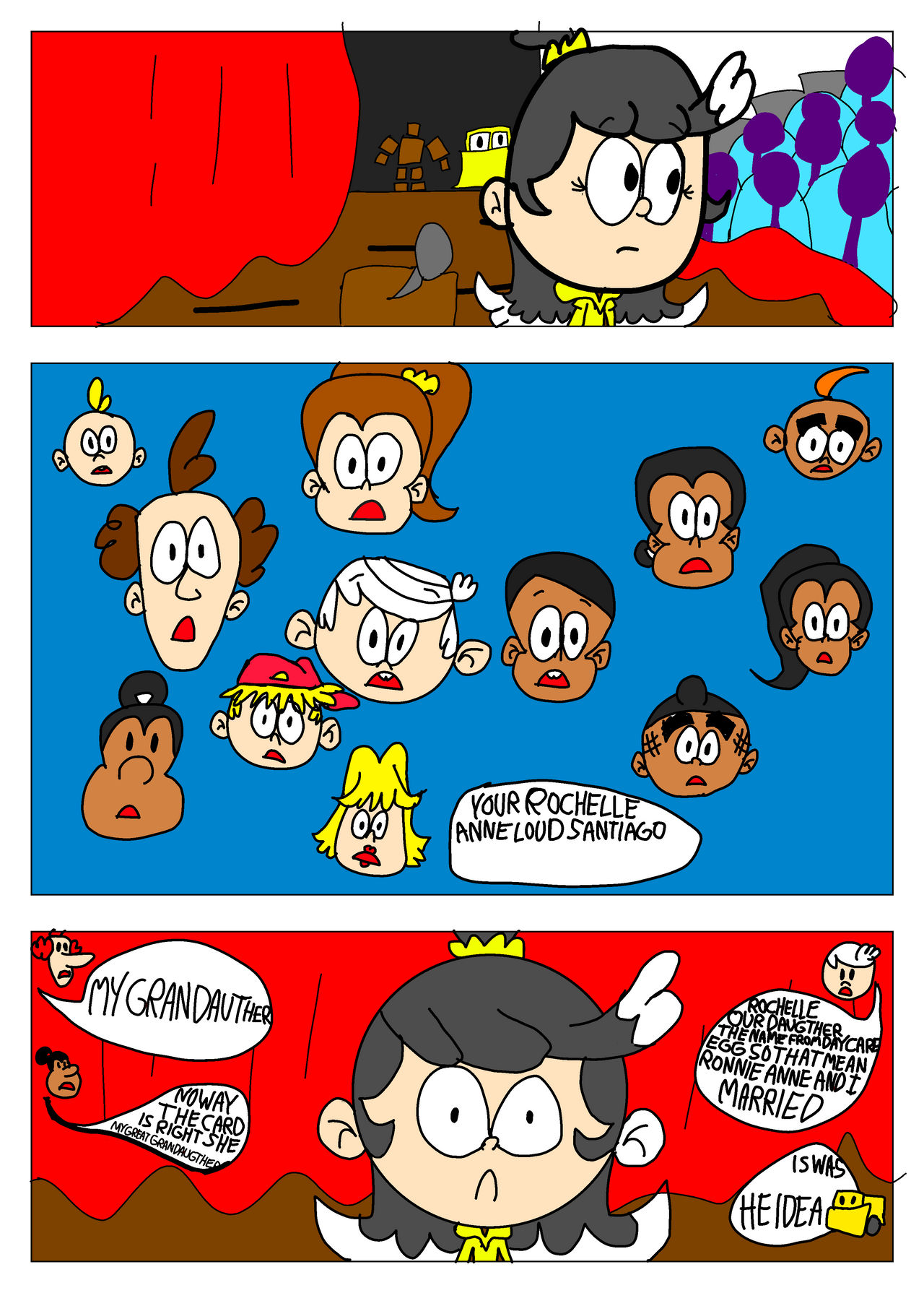 Ronniecolnkid comic ROCHELLE spell the egg part 2 by likoheart671242 on ...