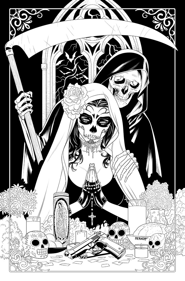 La Muerta: Pin Ups #1 - Premium Foil Edition Cover