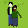 Duck and Oliver from Thomas and Friends as humans