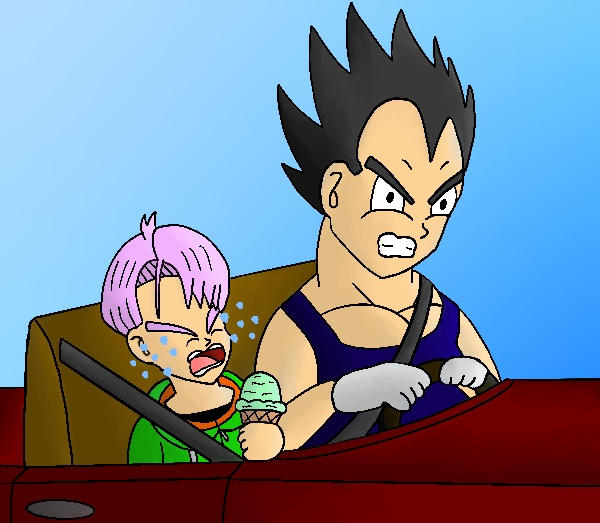Kid Trunks crying about pistachio ice cream by TortelliniTorchic on ...