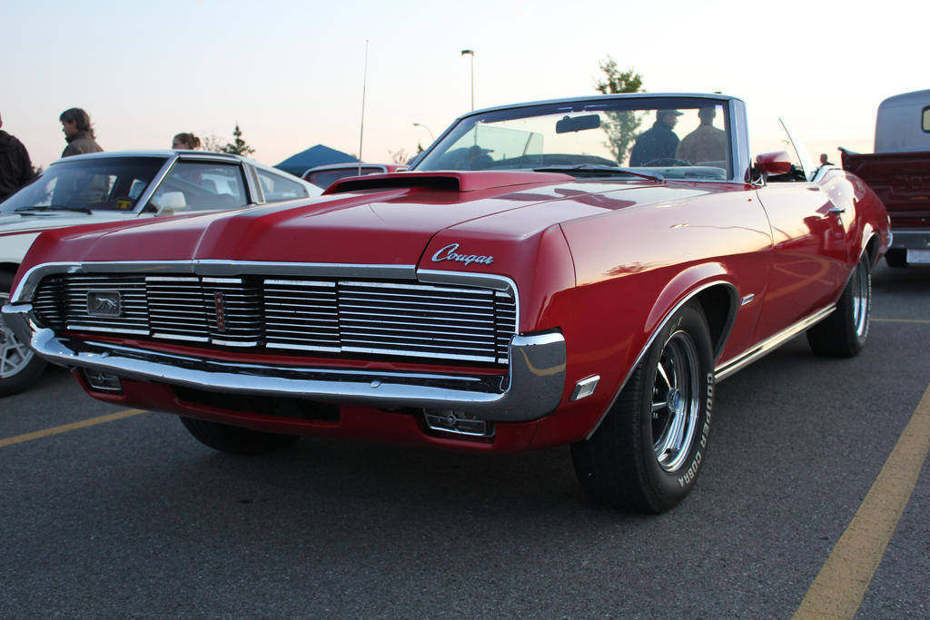 Cherry Convertible Cougar