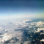 High above the Alps