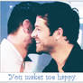 You makes me happy - Jensen/Misha - Cockles -