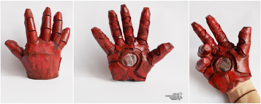 Destroyed Iron Man hand