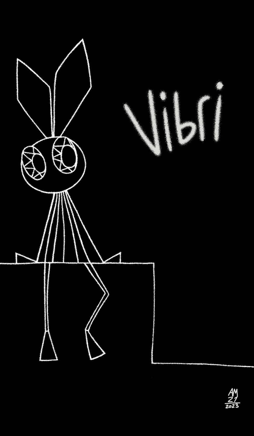 Vib Ribbon Rabbit Vibri from Vib-Ribbon video game by AgusMen21arts on DeviantArt