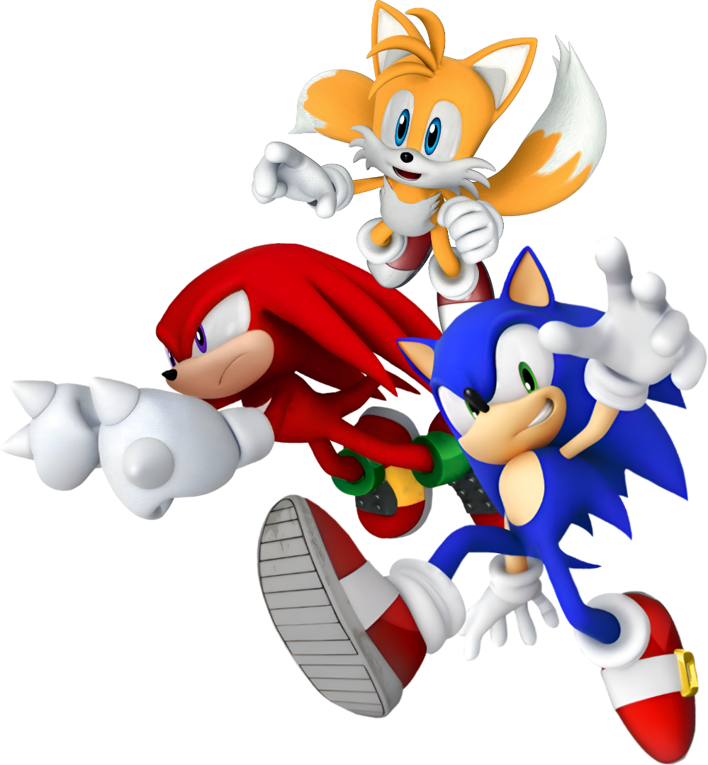 Sonic Tails and Knuckles by gabrielmarioandsonic on DeviantArt