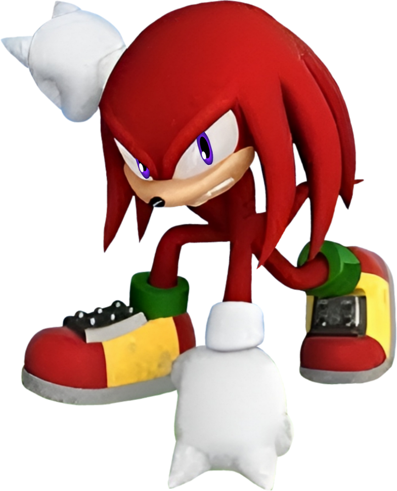 Knuckles Rende Knuckles landing render NEW! by gabrielmarioandsonic on DeviantArt