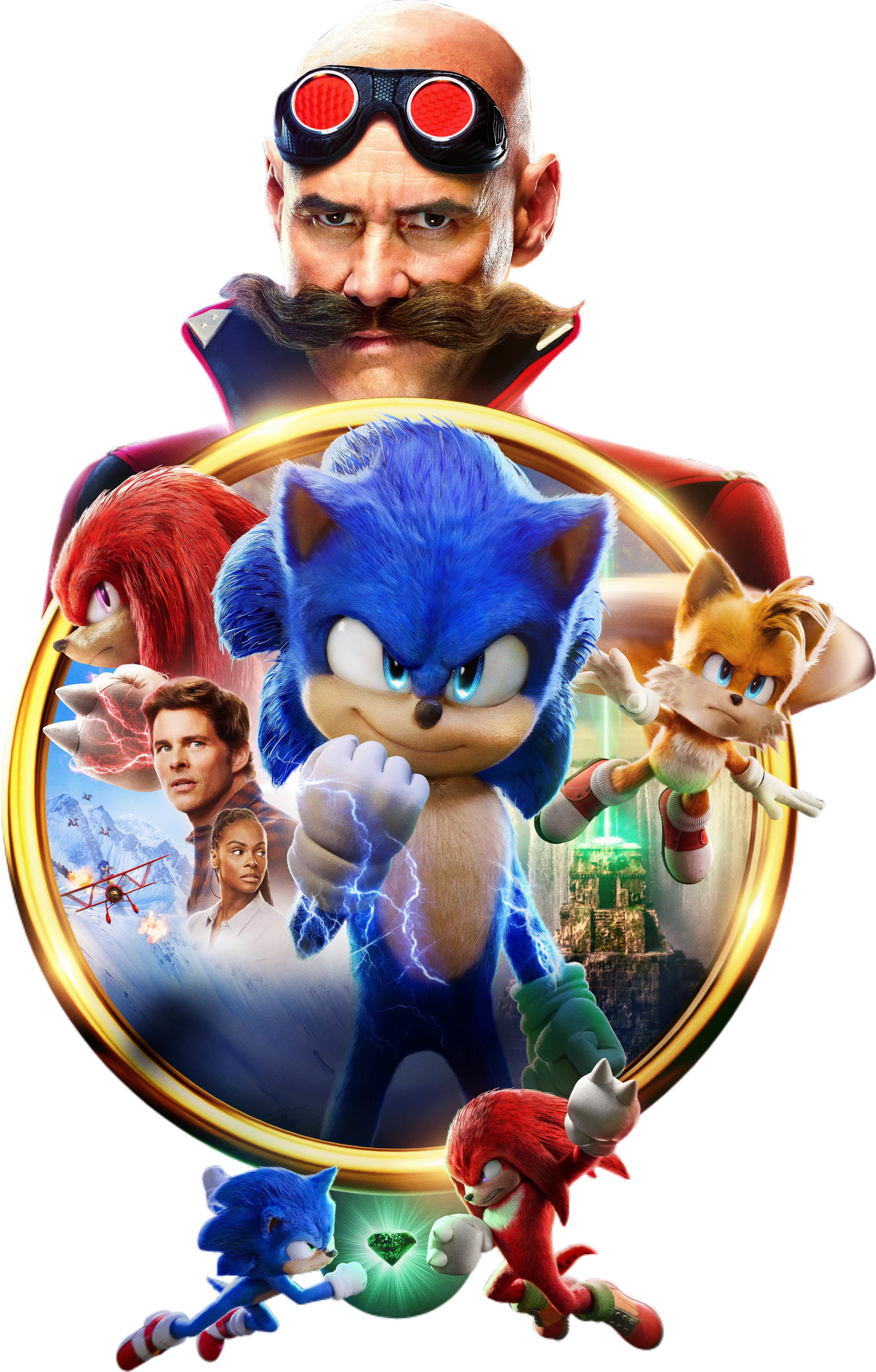 sonic render poster 2 sonic movie 2 by sonicmovie2pngs on DeviantArt