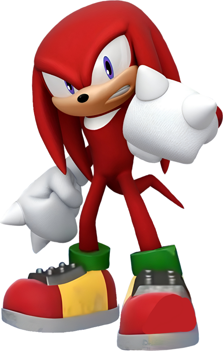 Knuckles One Punch Render by gabrielmarioandsonic on DeviantArt