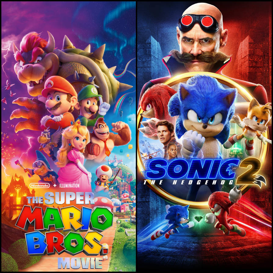 The Super Mario Bros Movie and Sonic The Hedgehog2 by ...