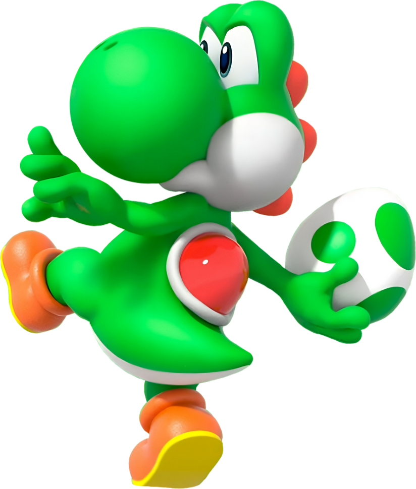 Yoshi Throwing an Egg REMAKE! by gabrielmarioandsonic on DeviantArt