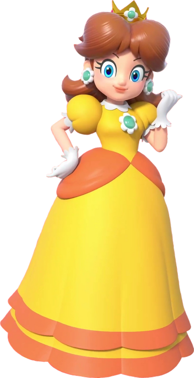 Princess Daisy New Render! by gabrielmarioandsonic on DeviantArt
