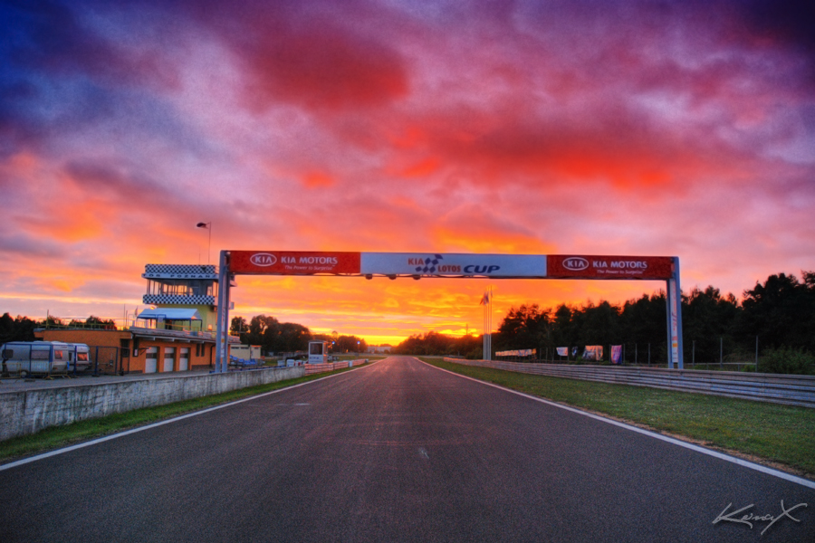 Racetrack Evening