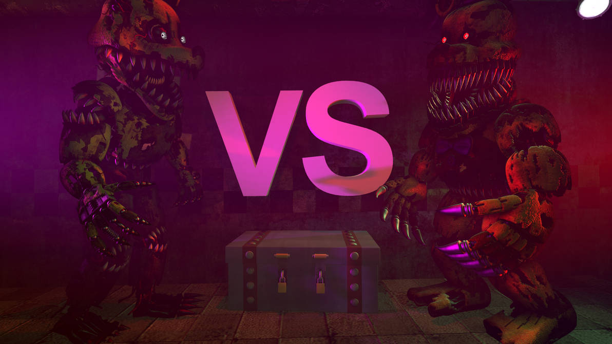 KritzZ on X: Nightmare Fredbear vs Nightmarionne! Who will win