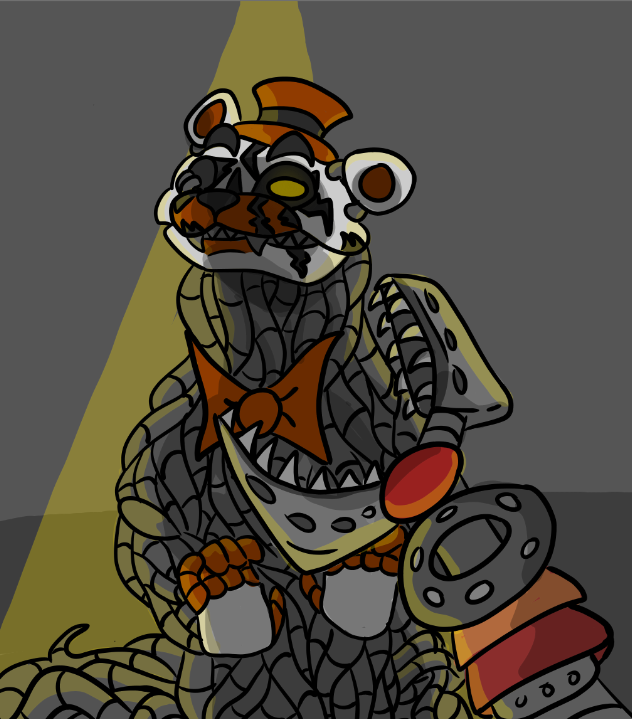 Molten Freddy Catch .:Art Trade:. by RubyDaLynx on DeviantArt