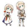 Chibis Liechtenstein and your loved brother