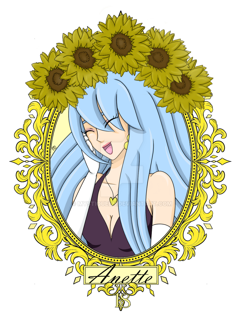 Spring Princess Anette by MystiQueen on DeviantArt