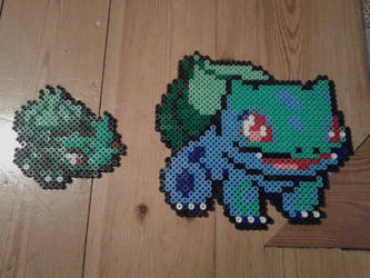 Pixel art - Bulbasaur from Pokemon