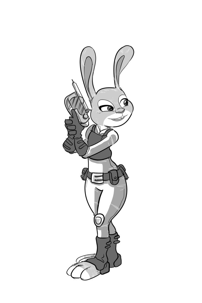 Inktober Day 20: Judy Hopps