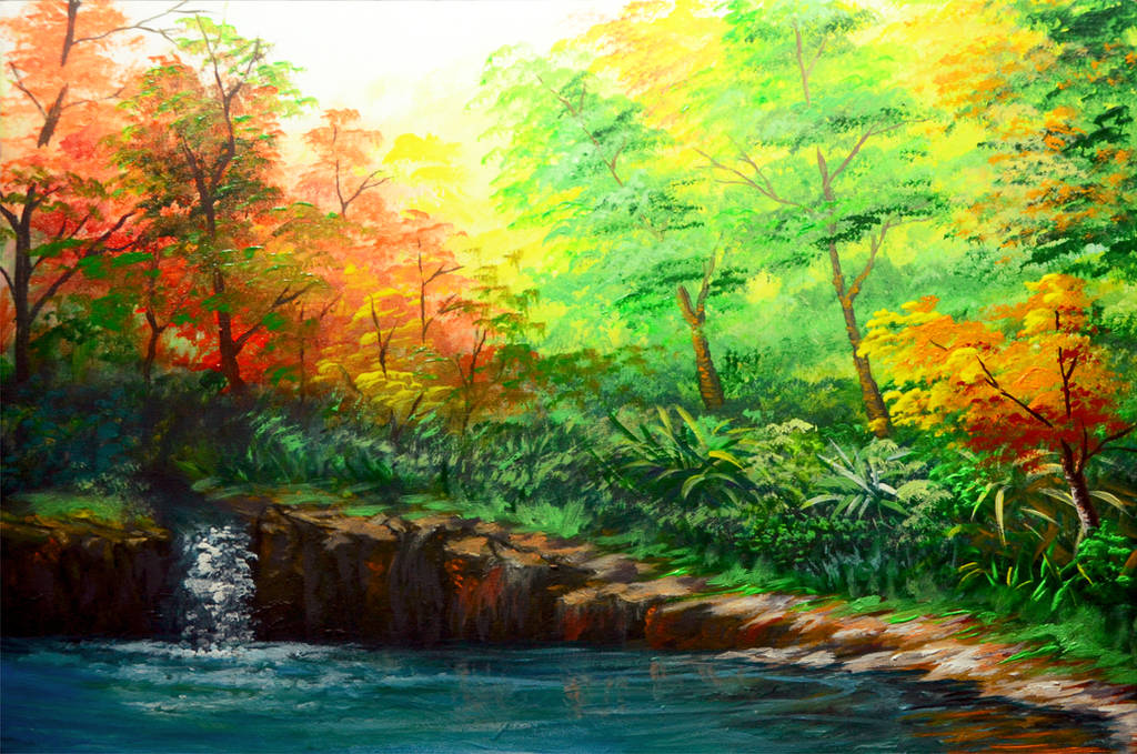 ACRYLIC PAINTING 23 PART 2 by beejay-artlife12
