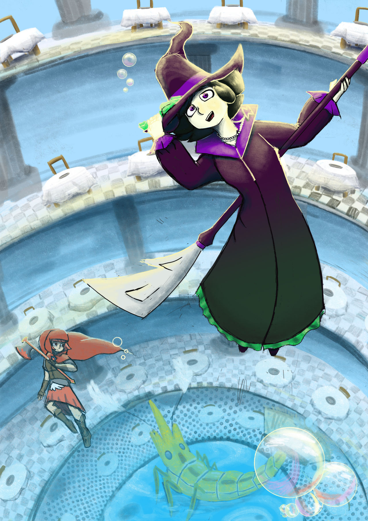(Keepers Prompt) Her First Labyrinth by Griffinstorm65 on DeviantArt