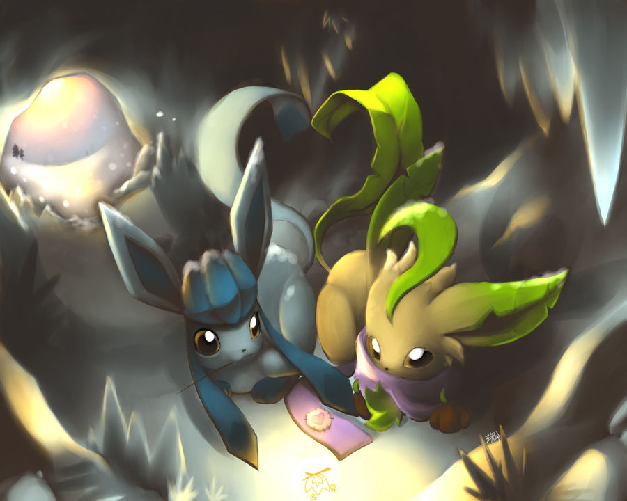 Glaceon and Leafeon