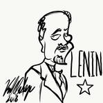 Cartoonish Lenin