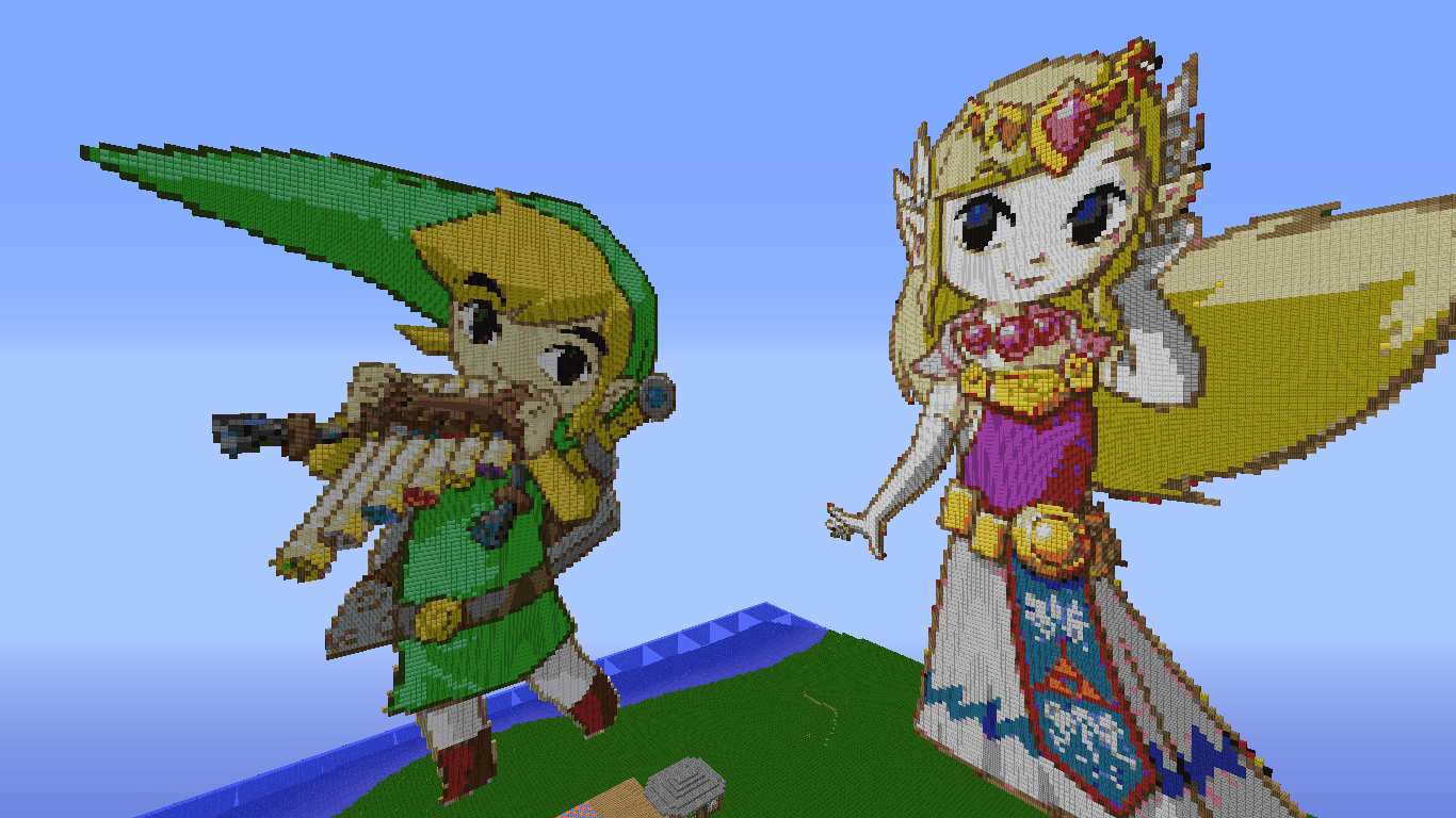 Minecraft Pixel Art Tutorial: Link (Legend Of Zelda) 