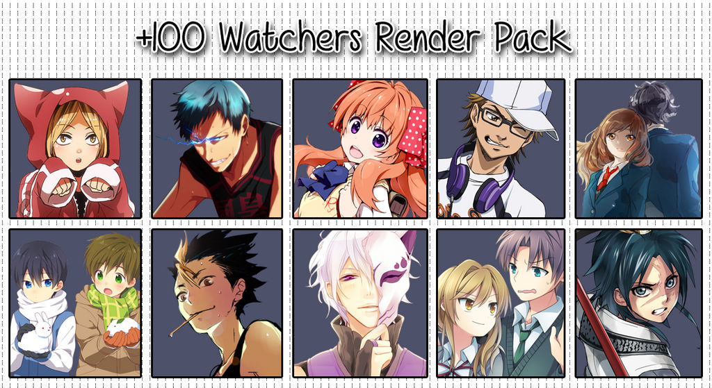 +100 Watchers Render Pack