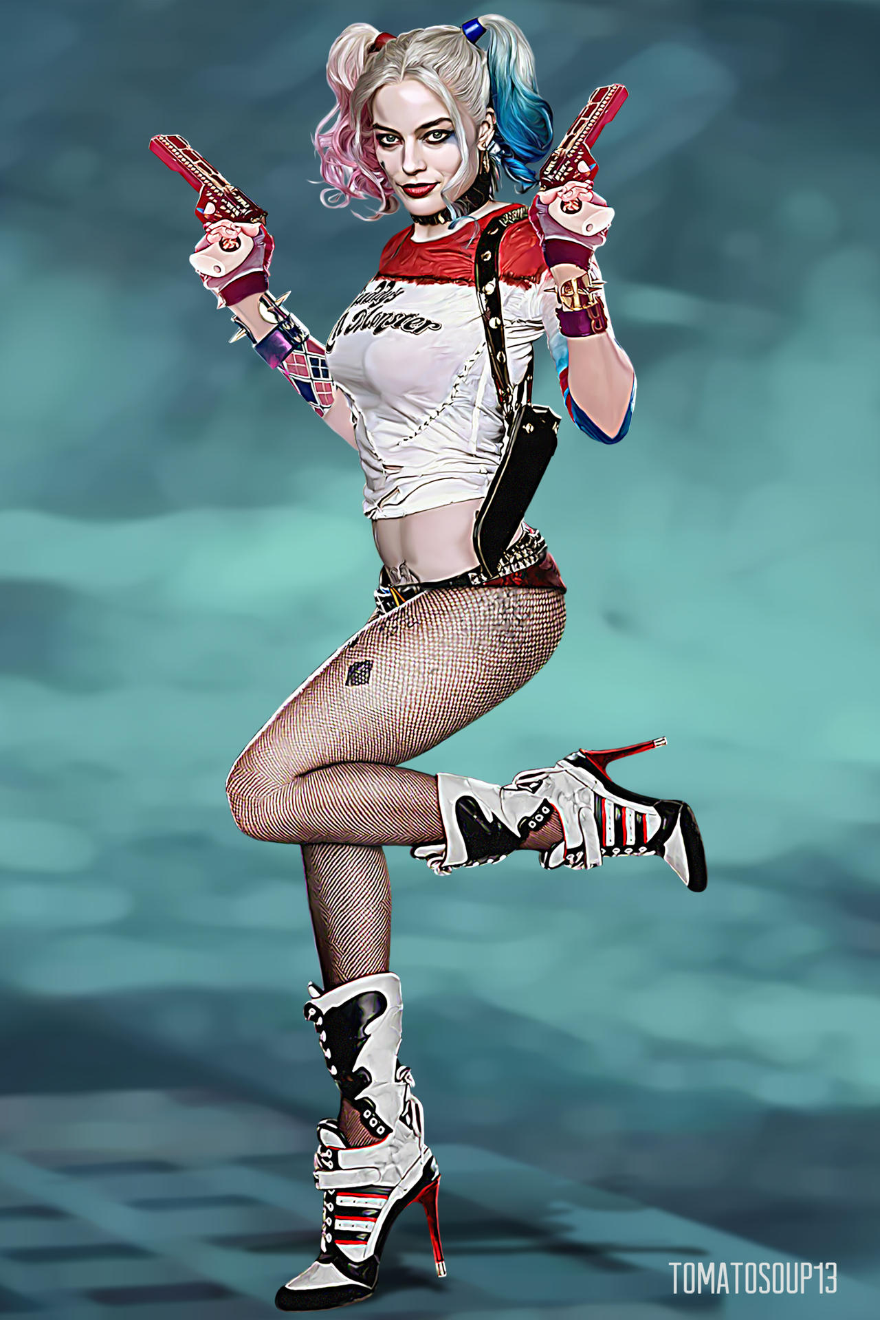 Margot Robbie Suicide Squad Harley Quinn By Wolverine103197 On Deviantart