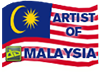 Malaysia Artist FLAG/STAMP