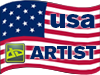 Usa Artist FLAG/STAMP